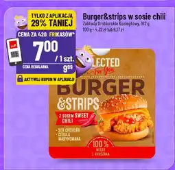 Polomarket Burger&strips w sosie chili Zakłady Drobiarskie Koziegłowy 162g oferta