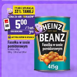 Polomarket Fasolka w sosie pomidorowym Heinz 415g HJ Heinz oferta