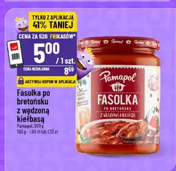 Polomarket Fasolka po bretońsku z wędzoną kiełbasą Pamapol 500g oferta