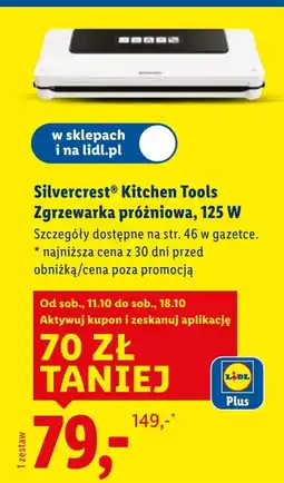 Lidl Zgrzewarka próżniowa SilverCrest oferta