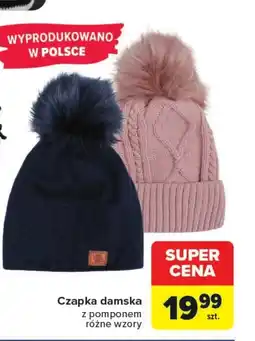 Carrefour Czapka damska oferta