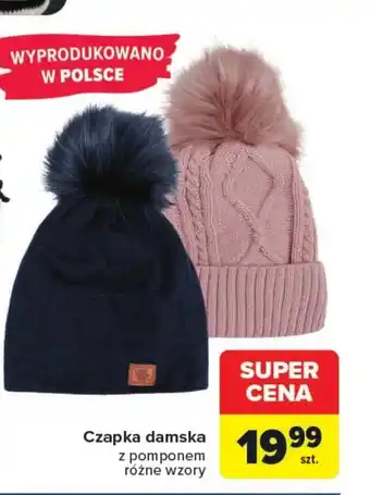 Carrefour Czapka damska oferta