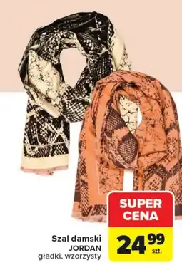 Carrefour Szal damski Jordan oferta