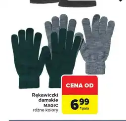 Carrefour Rękawiczki damskie Magic oferta