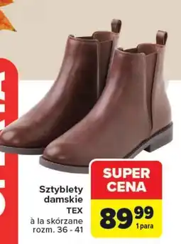 Carrefour Sztyblety damskie TEX oferta