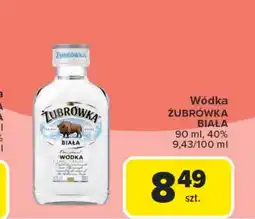 Carrefour Wódka Żubrówka oferta