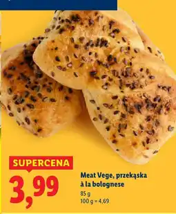 Lidl Meat Vege, przekąska à la bolognese 85g Lidl oferta