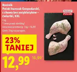 Lidl Ćwiartki z kurczaka Gospodarski XXL 1kg Polski kurczak Gospodarski Rzeźnik oferta