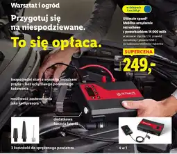Lidl Ultimate speed Mobilne urządzenie rozruchowe z powerbankiem 14 000 mAh oferta