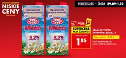 Biedronka Mleko UHT 3,2% Mlekovita Łączka oferta