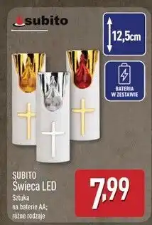 ALDI Świeca led c708 12.5 cm Subito oferta