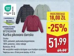 ALDI Kurtka pikowana m-xl Up2Fashion oferta