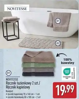 ALDI Ręcznik 50 x 100 cm Novitesse oferta