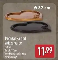 ALDI Podkładka pod znicz serce 30.5 x 37.5 cm Jumi oferta