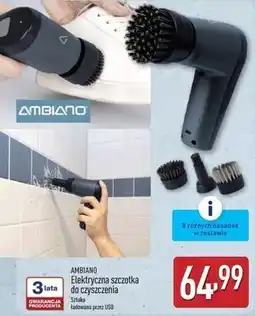ALDI Szczotka elektryczna do czyszczenia Ambiano oferta