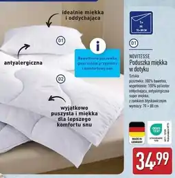 ALDI Poduszka 70x80 Novitesse oferta