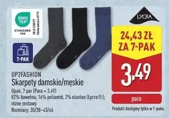 ALDI Skarpety męskie rozm. 43/46 Up2Fashion oferta