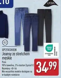 ALDI Jeansy męskie 48-56 Up2Fashion oferta