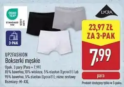 ALDI Bokserki męskie m-xxl Up2Fashion oferta