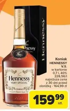 Carrefour Cognac karton Hennessy Very Special oferta