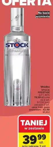 Carrefour Wódka Stock Prestige oferta