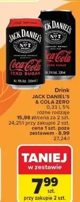 Carrefour Drink Jack Daniel's & Cola Zero oferta