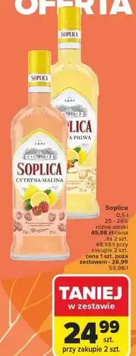 Carrefour Likier 30% Soplica Cytryna-Malina oferta