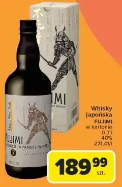 Carrefour Whisky karton Fujimi Blended 7 oferta