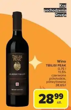 Carrefour Wino Tbilisi Peak Red Semi Dry oferta