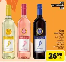 Carrefour Wino Barefoot Merlot oferta