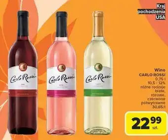 Carrefour Wino Carlo Rossi White oferta