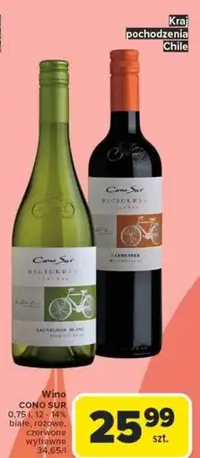 Carrefour Wino Cono Sur Bicicleta Carmenere oferta