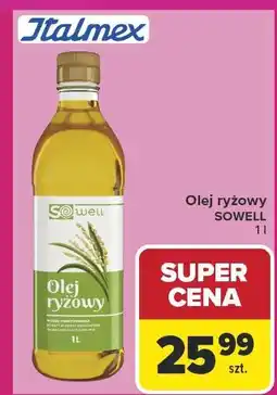 Carrefour Market Olej ryżowy 1l Sowell oferta