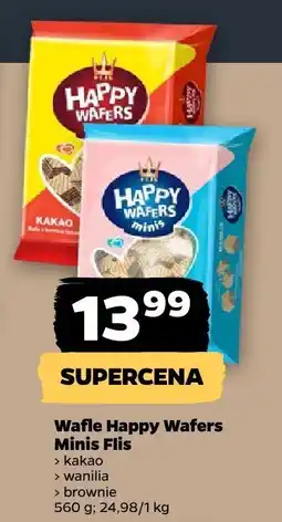 Netto Wafle Happy Wafers Minis Fils 560g kakao oferta