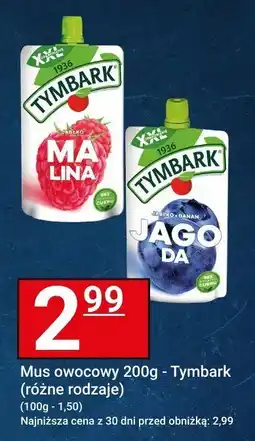 Hitpol Mus owocowy Tymbark 200g (różne rodzaje) oferta