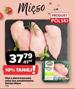 Netto Filet z piersi kurczaka chów bez antybiotyków 1kg Sztuka Mięsa oferta