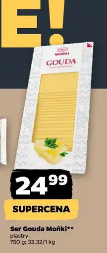 Netto Ser Gouda plastry 750g Mońki oferta