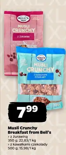 Netto Musli Crunchy Breakfast from Bell's z żurawiną oferta
