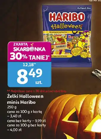 Auchan Żelki Halloween minis Haribo oferta