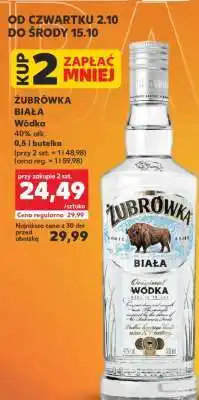 Kaufland ŻUBRÓWKA BIAŁA oferta