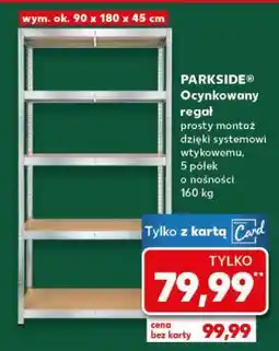 Kaufland PARKSIDE Ocynkowany regał oferta