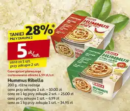 Auchan Hummus Libella różne rodzaje oferta
