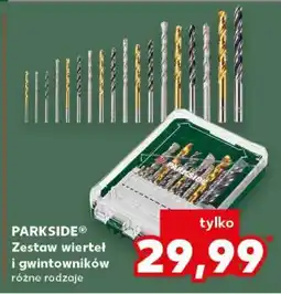 Kaufland PARKSIDE Zestaw wierteł i gwintowników oferta