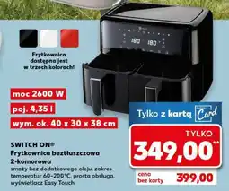 Kaufland SWITCH ON Frytkownica beztłuszczowa 2-komorowa oferta
