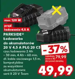 Kaufland PARKSIDE Ładowarka do akumulatorów 20 V 4,5 A PLG 20 C3 oferta