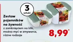 Kaufland Zestaw pojemników na żywność oferta