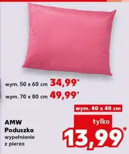 Kaufland AMW Poduszka wypełnienie z pierza oferta