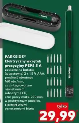 Kaufland PARKSIDE Elektryczny wkrętak precyzyjny PEPS 3 A oferta