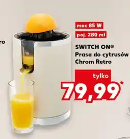 Kaufland SWITCH ON Prasa do cytrusów Chrom Retro oferta