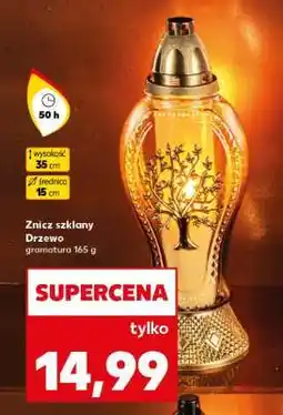 Kaufland Znicz szklany Drzewo oferta